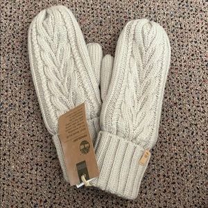 Timberland Beige Mittens